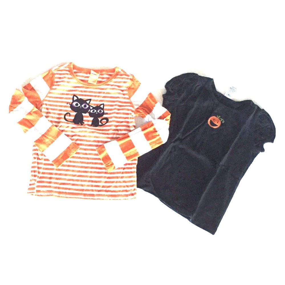 2 Halloween Shirts - Size 5T